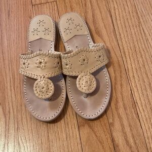 Jack Rogers sandals tan